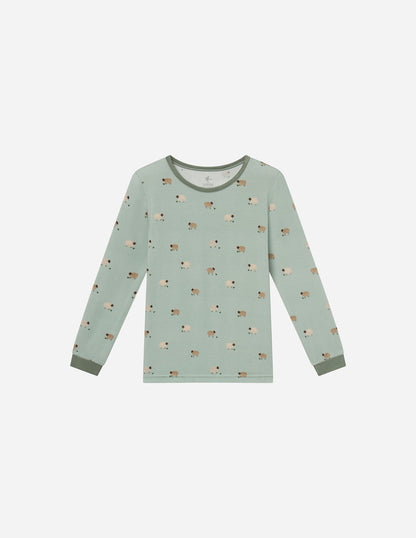 Elevated Faith Lamb Bamboo Kids Pajama Set
