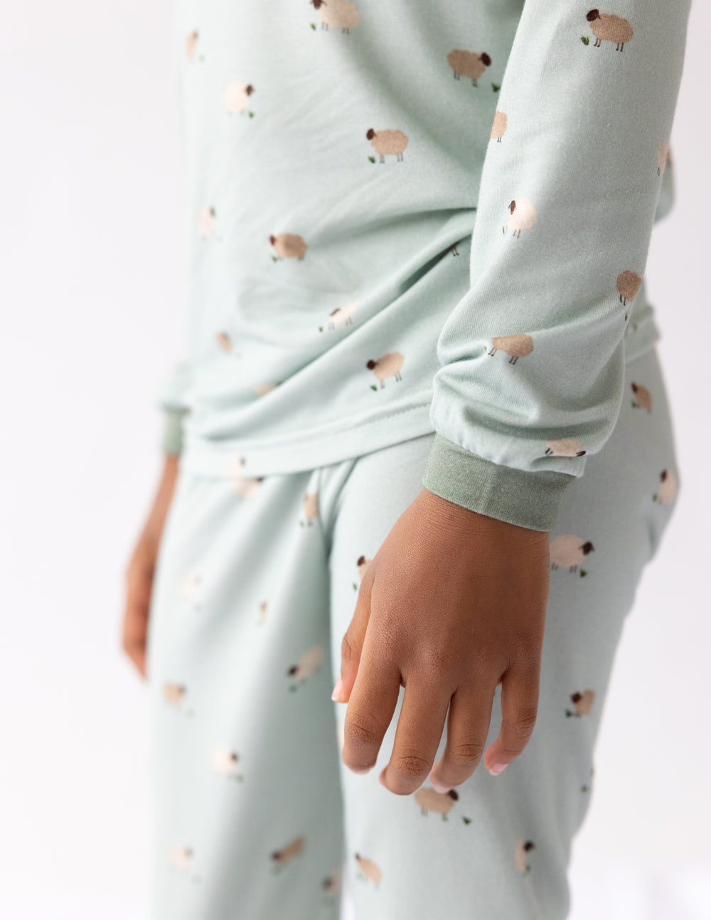 Elevated Faith Lamb Bamboo Kids Pajama Set