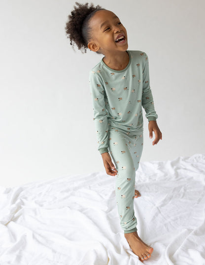Elevated Faith Lamb Bamboo Kids Pajama Set