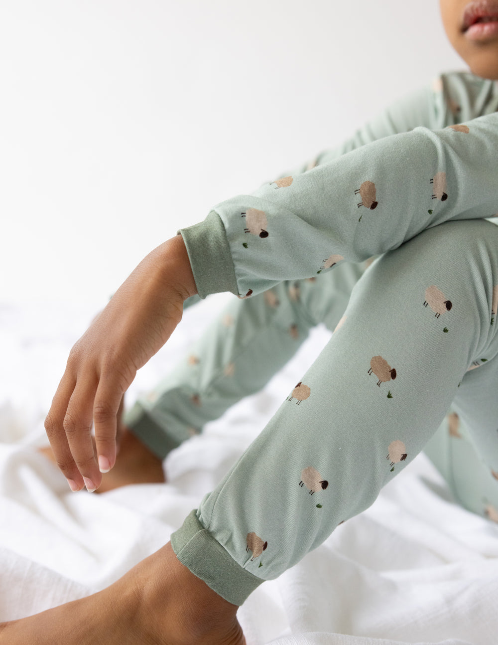 Elevated Faith Lamb Bamboo Kids Pajama Set