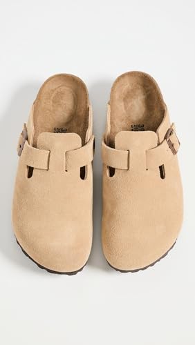 Birkenstock Boston Suede Leather Clogs