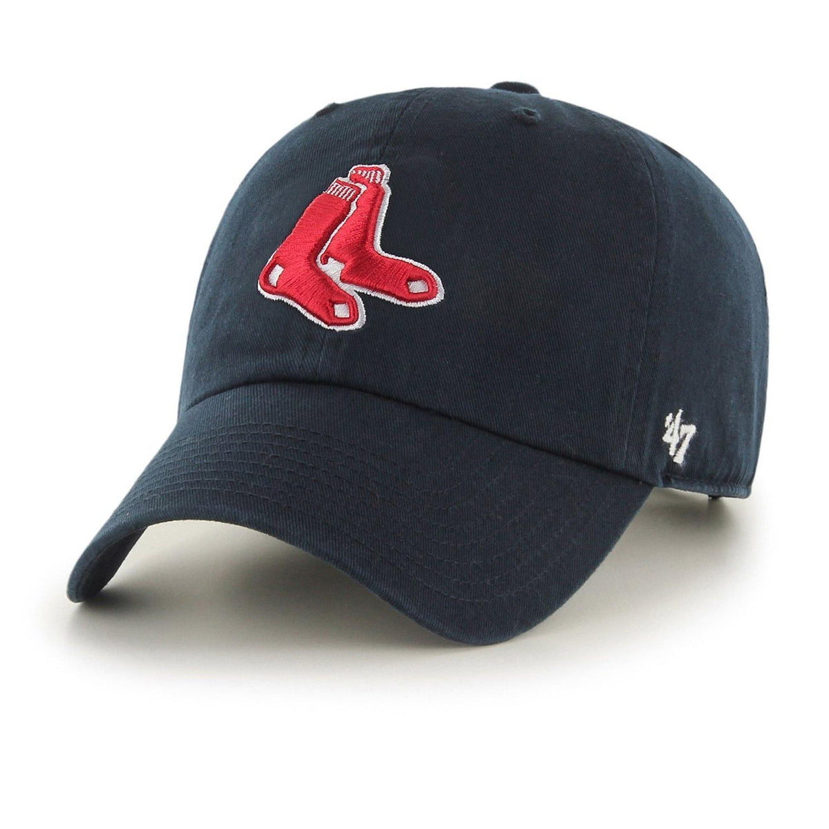47 Brand Men's Boston Red Sox Clean Up Strapback Cap
