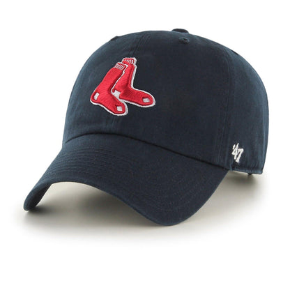 47 Brand Men's Boston Red Sox Clean Up Strapback Cap