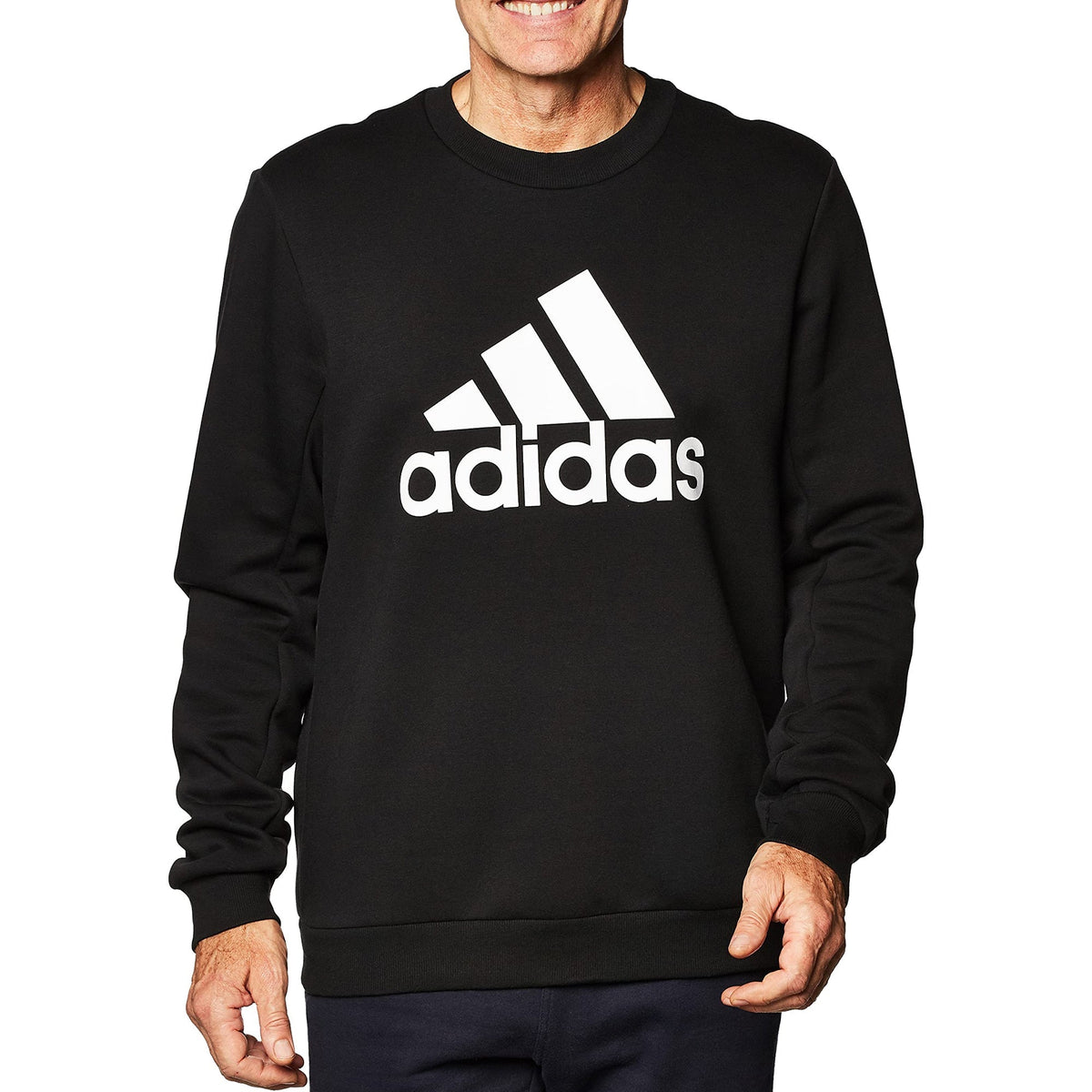 adidas Men's Badge Of Sport Fleece Sweatshirt