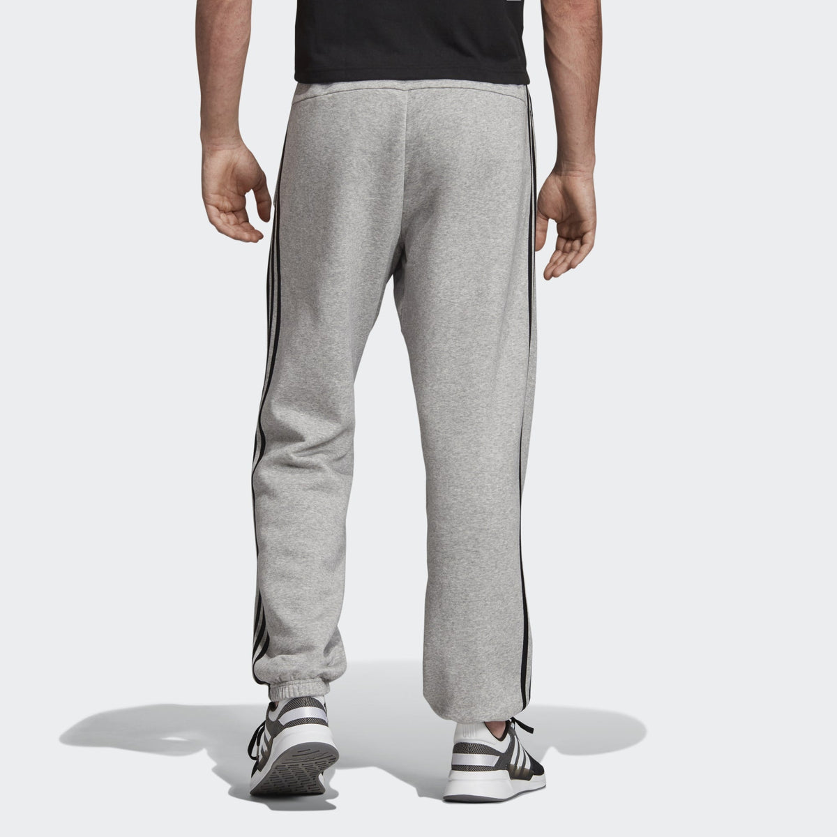 adidas Men's Essentials 3 Stripes Fleece Pants