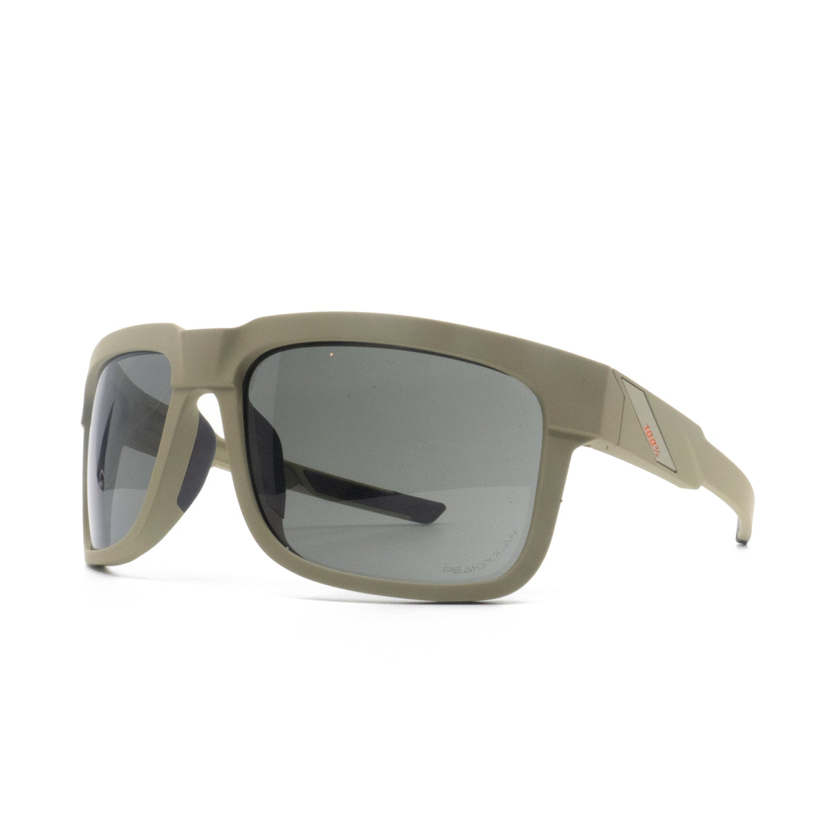100% Men's Type-S Soft Tact Polarized Sunglasses