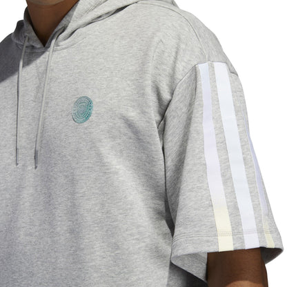 adidas Men's Donovan Mitchell Short Sleeve Hoodie Sweaters
