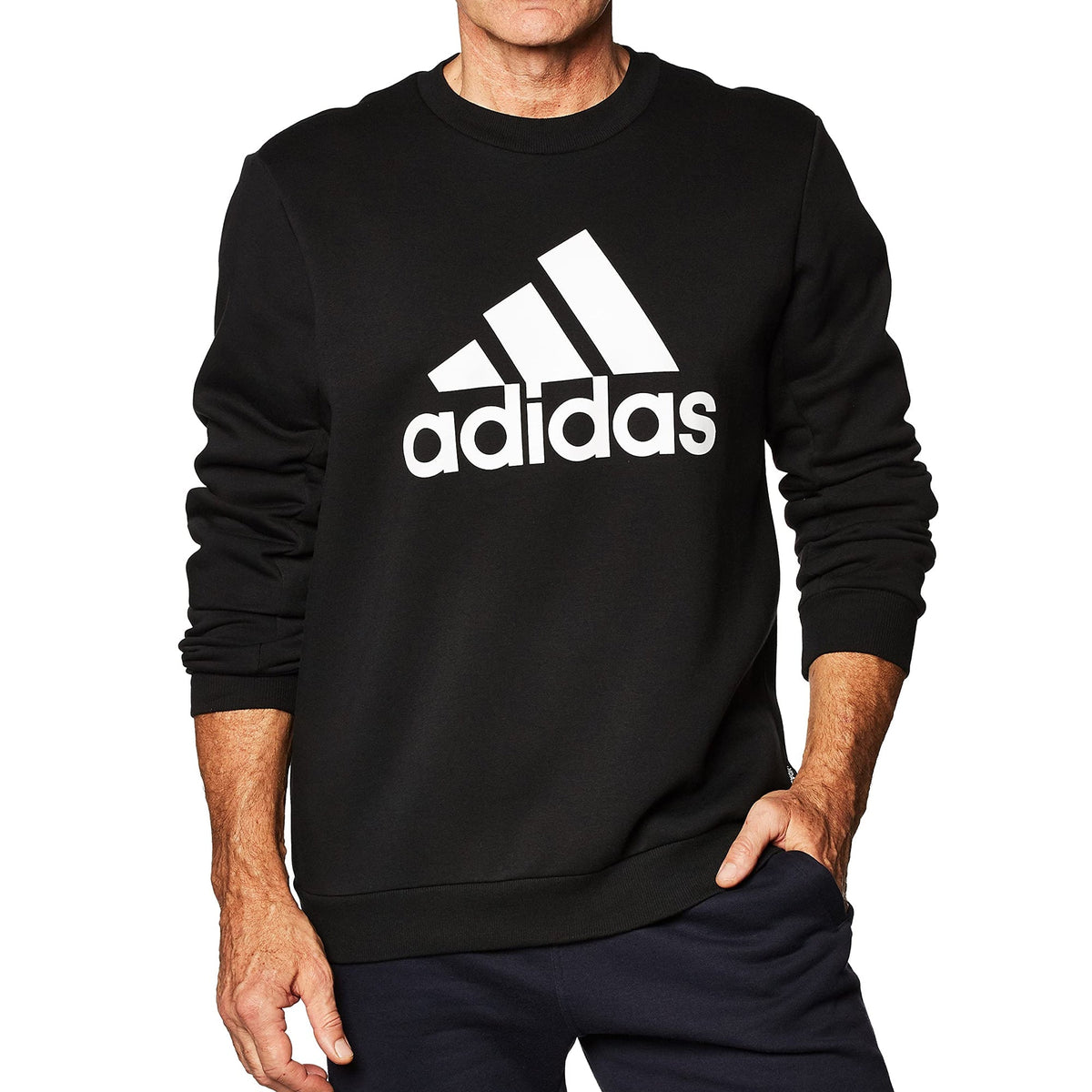 adidas Men's Badge Of Sport Fleece Sweatshirt
