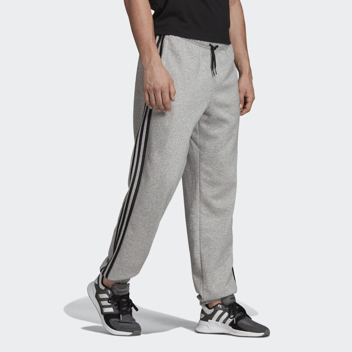 adidas Men's Essentials 3 Stripes Fleece Pants