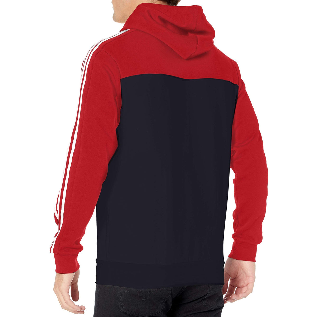 adidas Men's Essentials Hooded Colorblock Sweatshirt