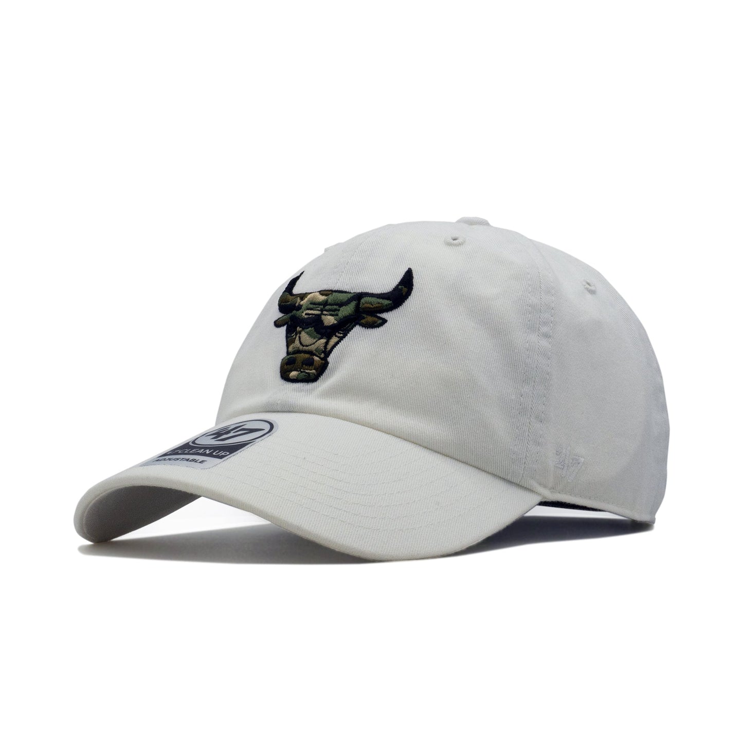 47 Brand Men's Chicago Bulls Clean Up Strapback Cap