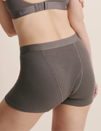 Leakproof Logo Modal Rib Boxer Brief - Last Call