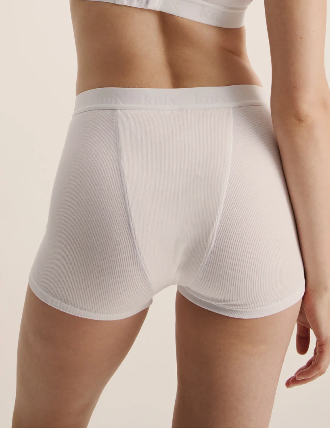Leakproof Logo Modal Rib Boxer Brief - Last Call