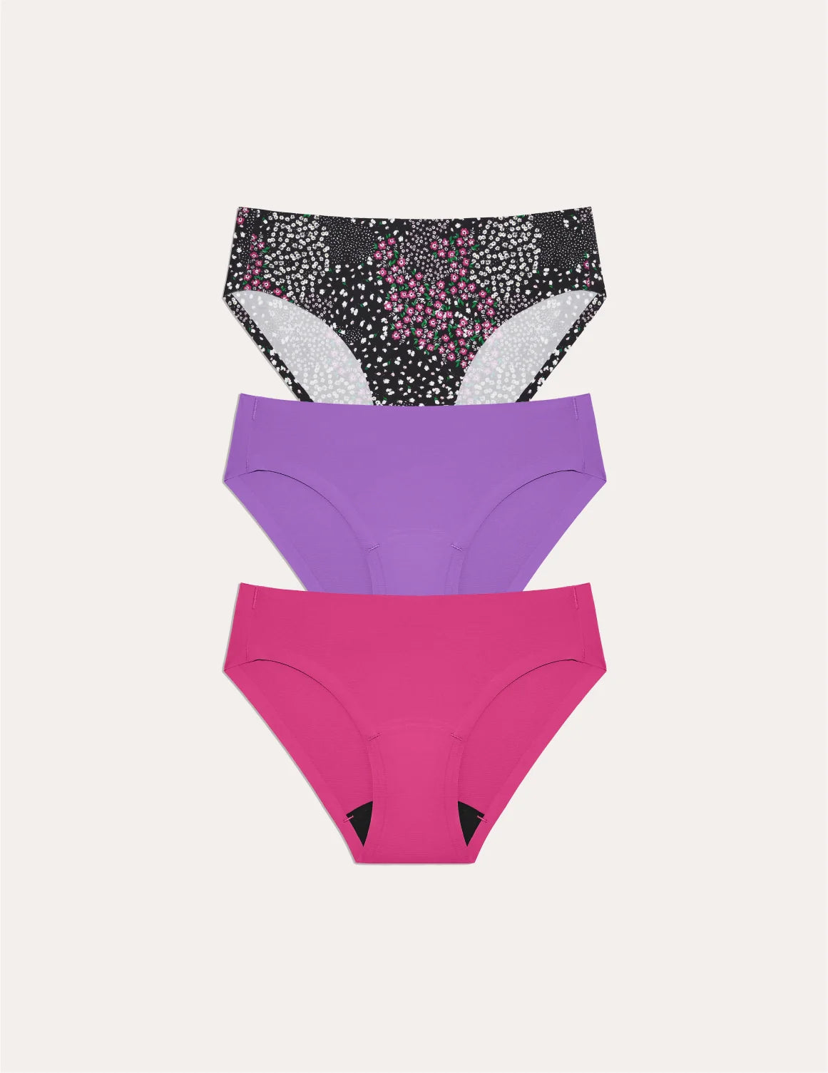Teen Light Leakproof No-Show Bikini 3-Pack - Last Call