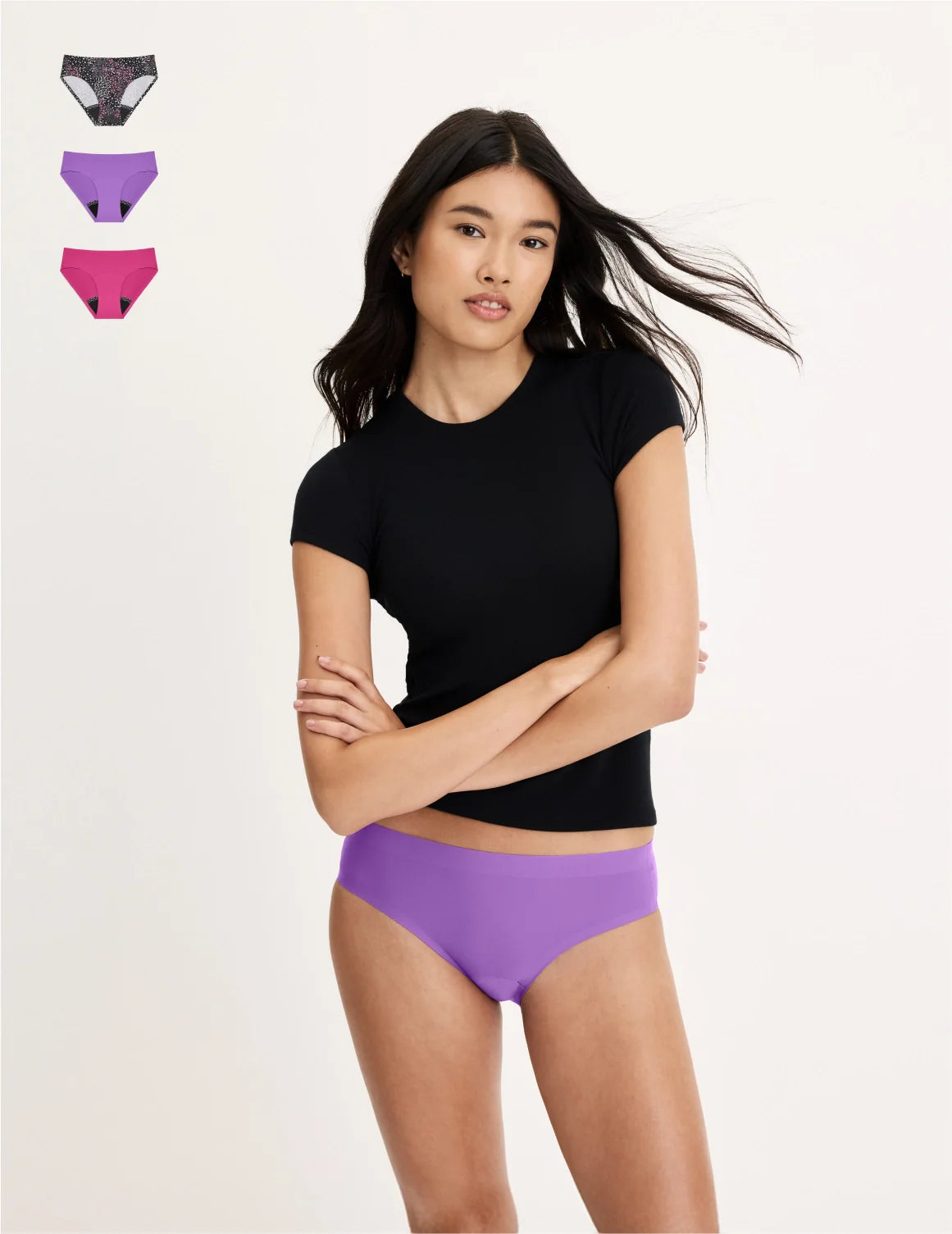 Teen Leakproof UltraThin No-Show Bikini 3-Pack - Last Call