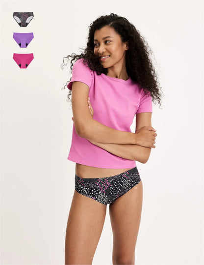 Teen Leakproof UltraThin No-Show Bikini 3-Pack