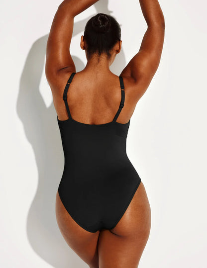 Leakproof Deep V One Piece Swimsuit