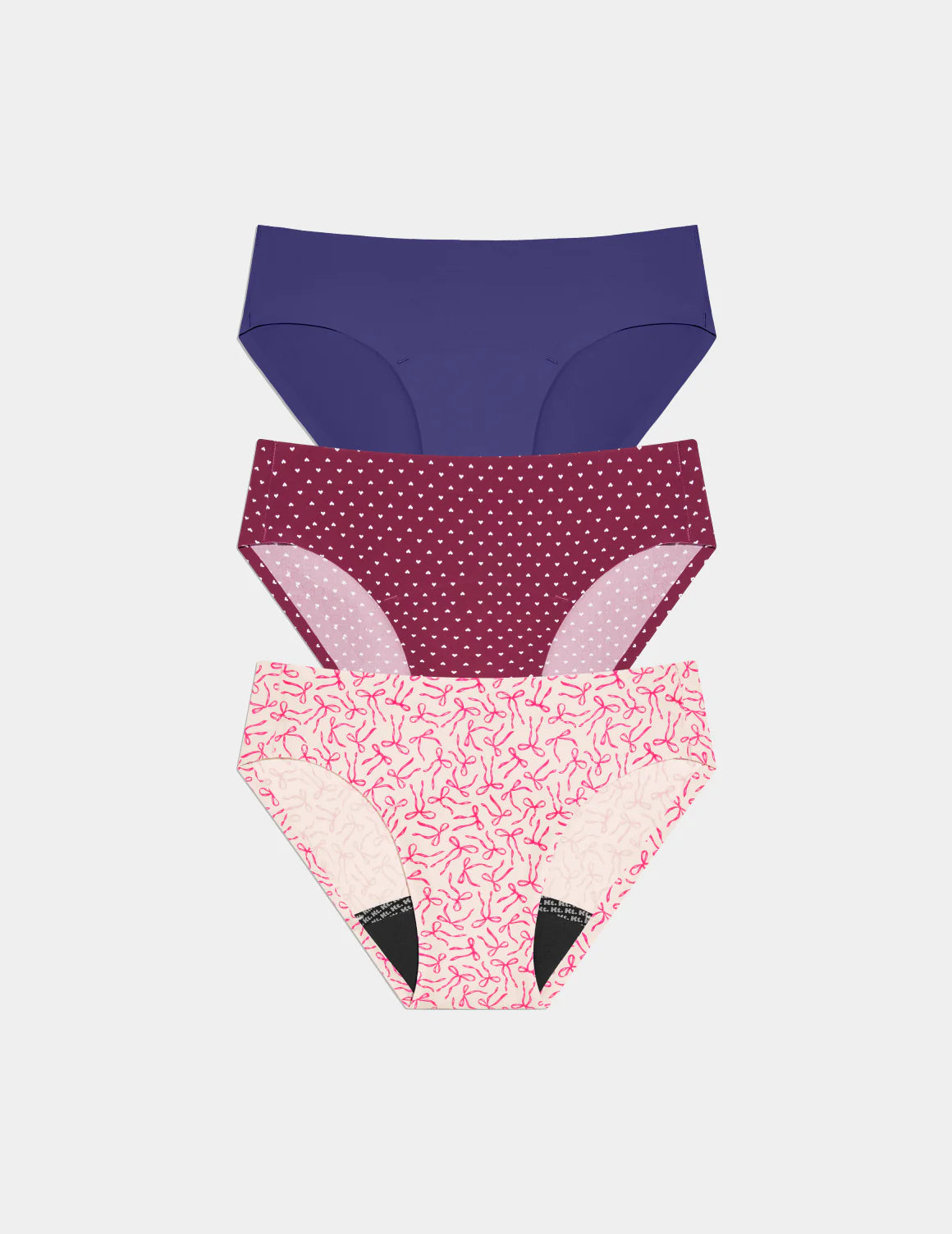 Teen Leakproof UltraThin No-Show Bikini 3-Pack