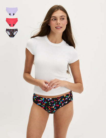 Teen Leakproof UltraThin Bikini Holiday 3-Pack