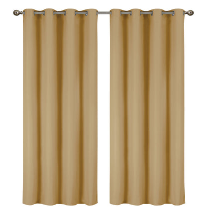 2 Pack - 55'' X 84'' Solid Thermal Blackout Panels (19 Colors)