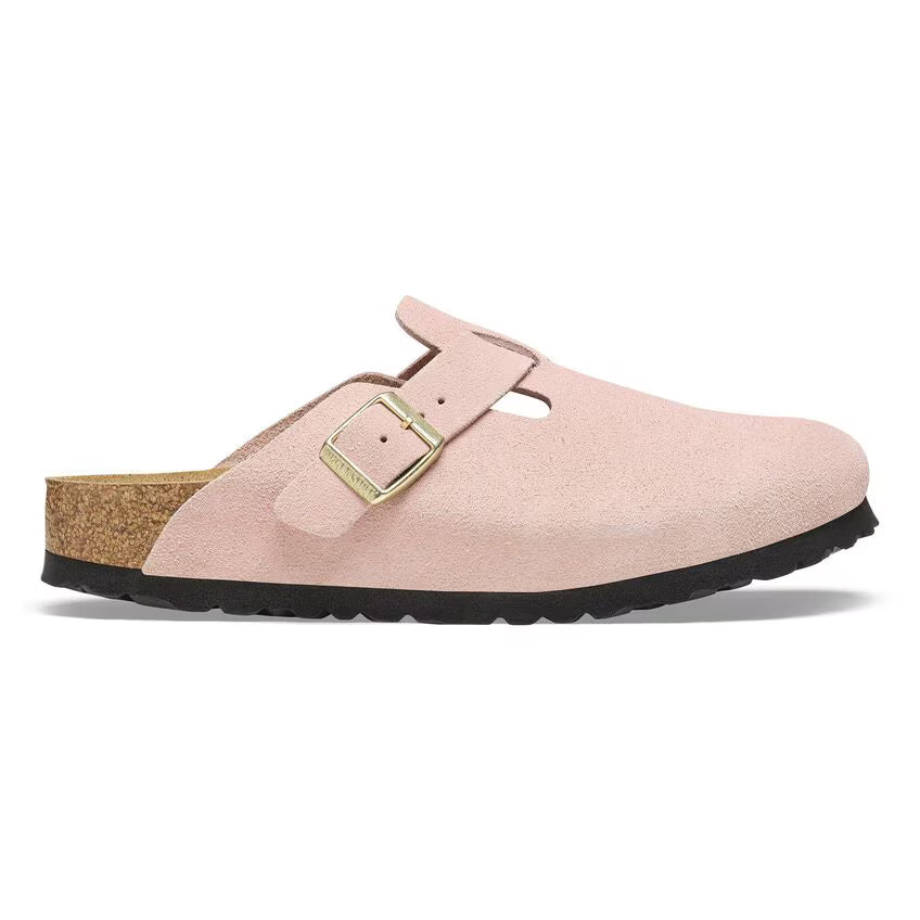 Birkenstock Boston Suede Leather Clogs