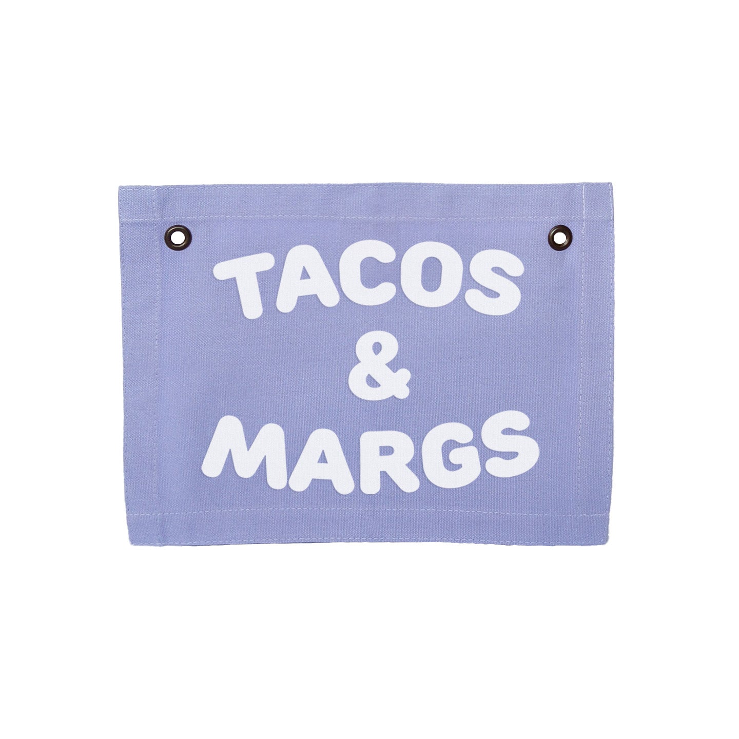 Frankie Jean Tacos & Margs Small Canvas Flag