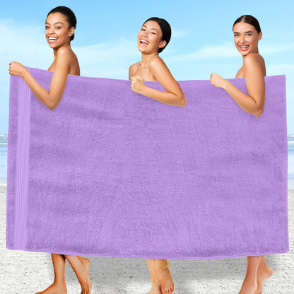 Elegant Comfort 1 Piece Premium Turkish Cotton Oversized Bath Sheet Towel 40 x 80 Inch