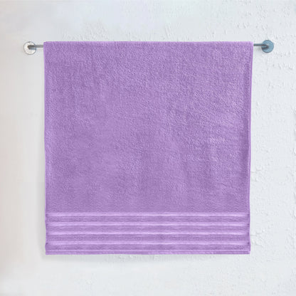 Elegant Comfort 1-Piece Premium Turkish Cotton 4 Lines Stripe Jumbo Towel, 35x 70 inch
