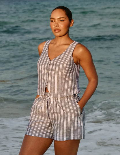 Linen Poolside Short