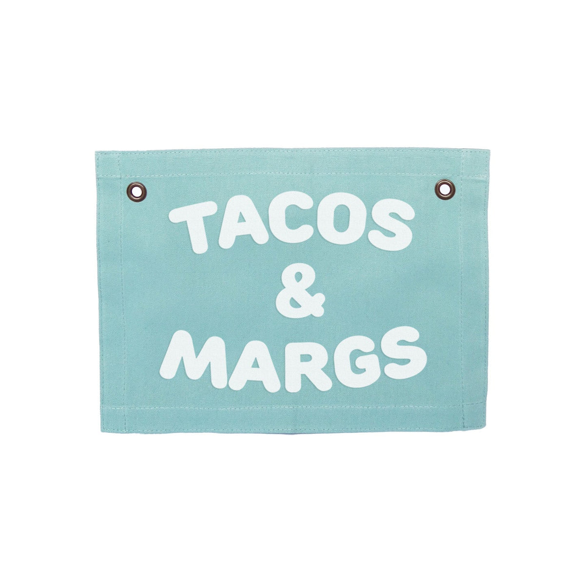 Frankie Jean Tacos & Margs Small Canvas Flag