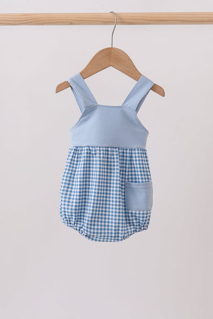 Blue Plaid Bubble