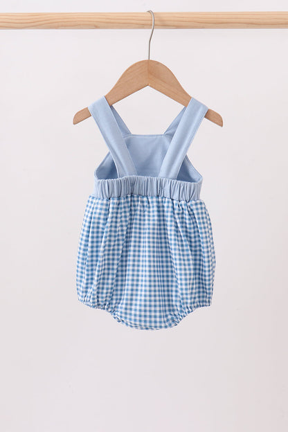 Blue Plaid Bubble