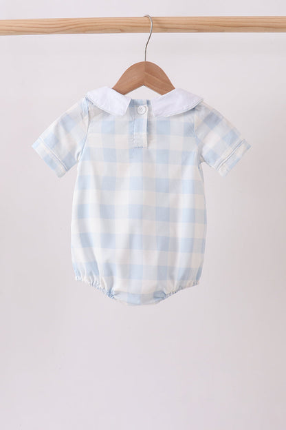 Blue Gingham Bubble