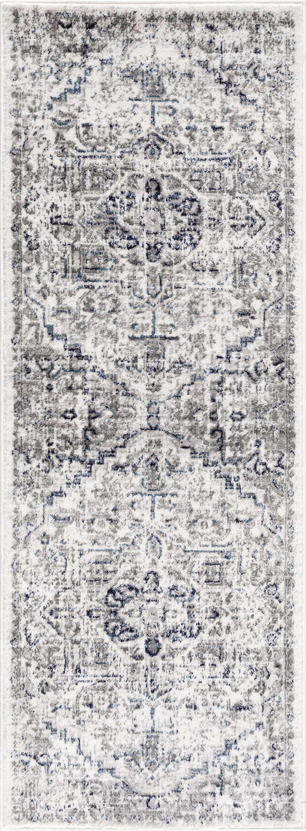 Buenaventura Cream & Navy Area Rug - Clearance