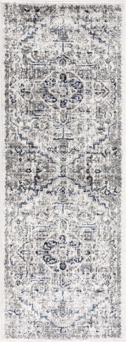 Buenaventura Cream & Navy Area Rug - Clearance