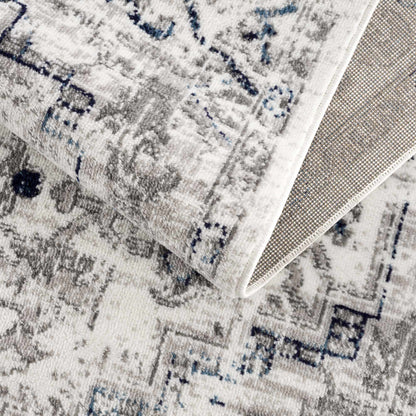 Buenaventura Cream & Navy Area Rug - Clearance