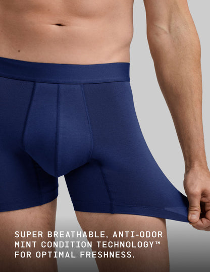 Men's EverDry Cotton Boxer Brief 5"