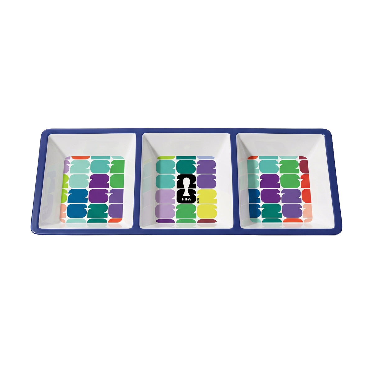 FIFA 2026 Melamine 3 Section Dish