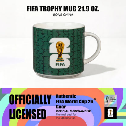 FIFA Trophy Mug 21.9 OZ./650 Ml Color Glaze Bone China