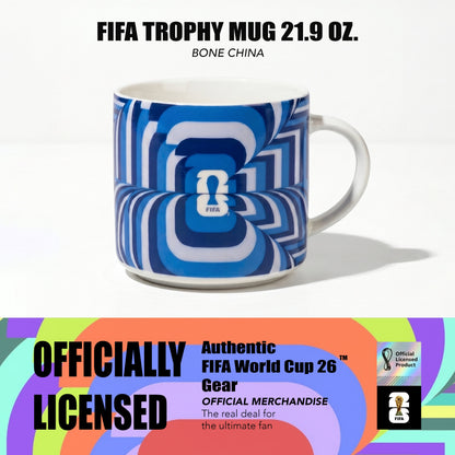 FIFA Trophy Mug 21.9 OZ./650 Ml Color Glaze Bone China