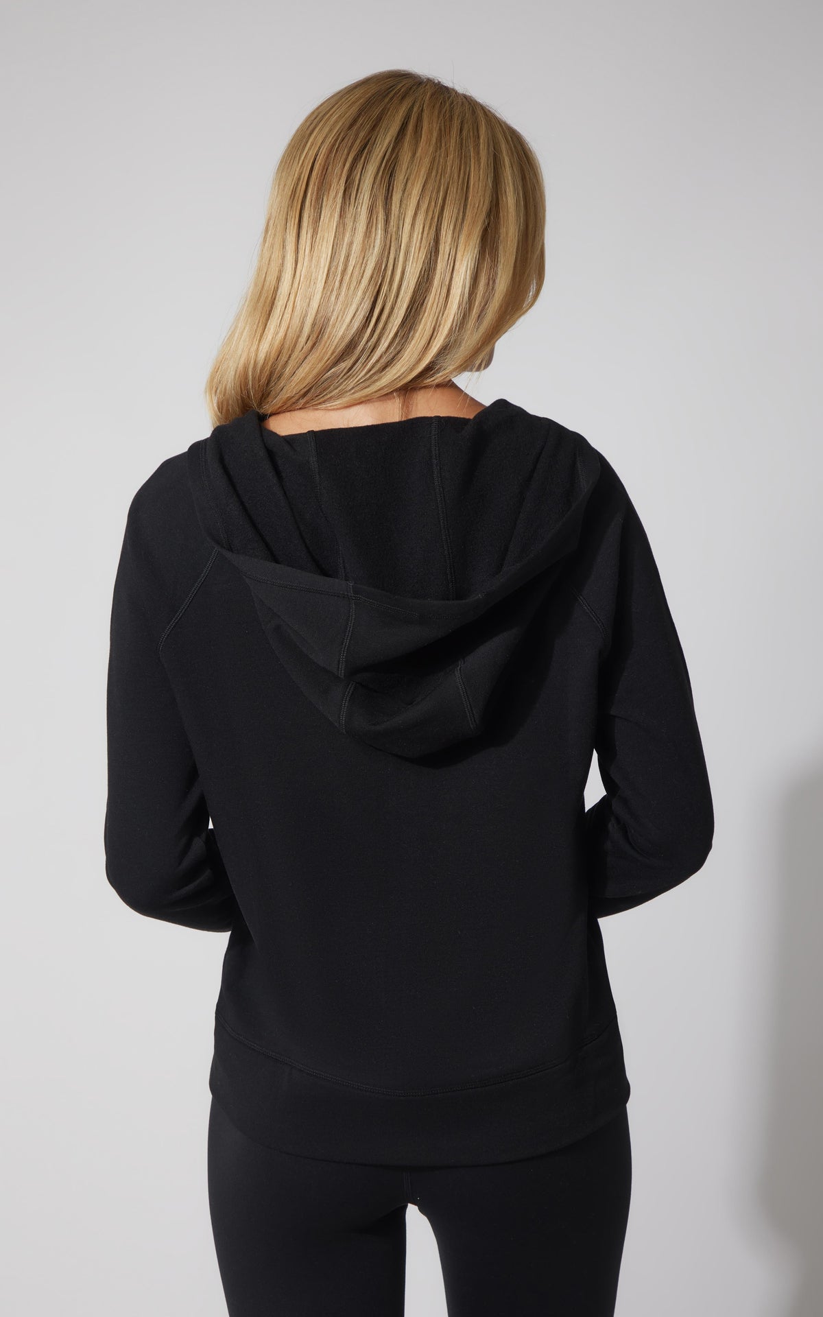 90 Degree by Reflex Brushed Terry Hoodie Jacket