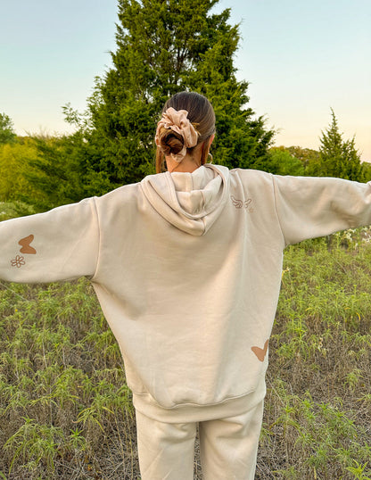 Elevated Faith Made New Cream Unisex Hoodie