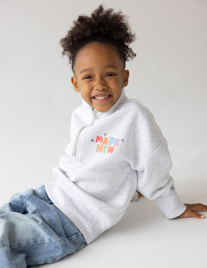 Elevated Faith Made New Kids Half-Zip