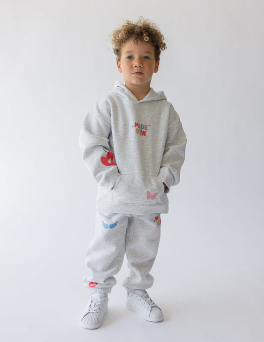 Elevated Faith Made New Kids Hoodie