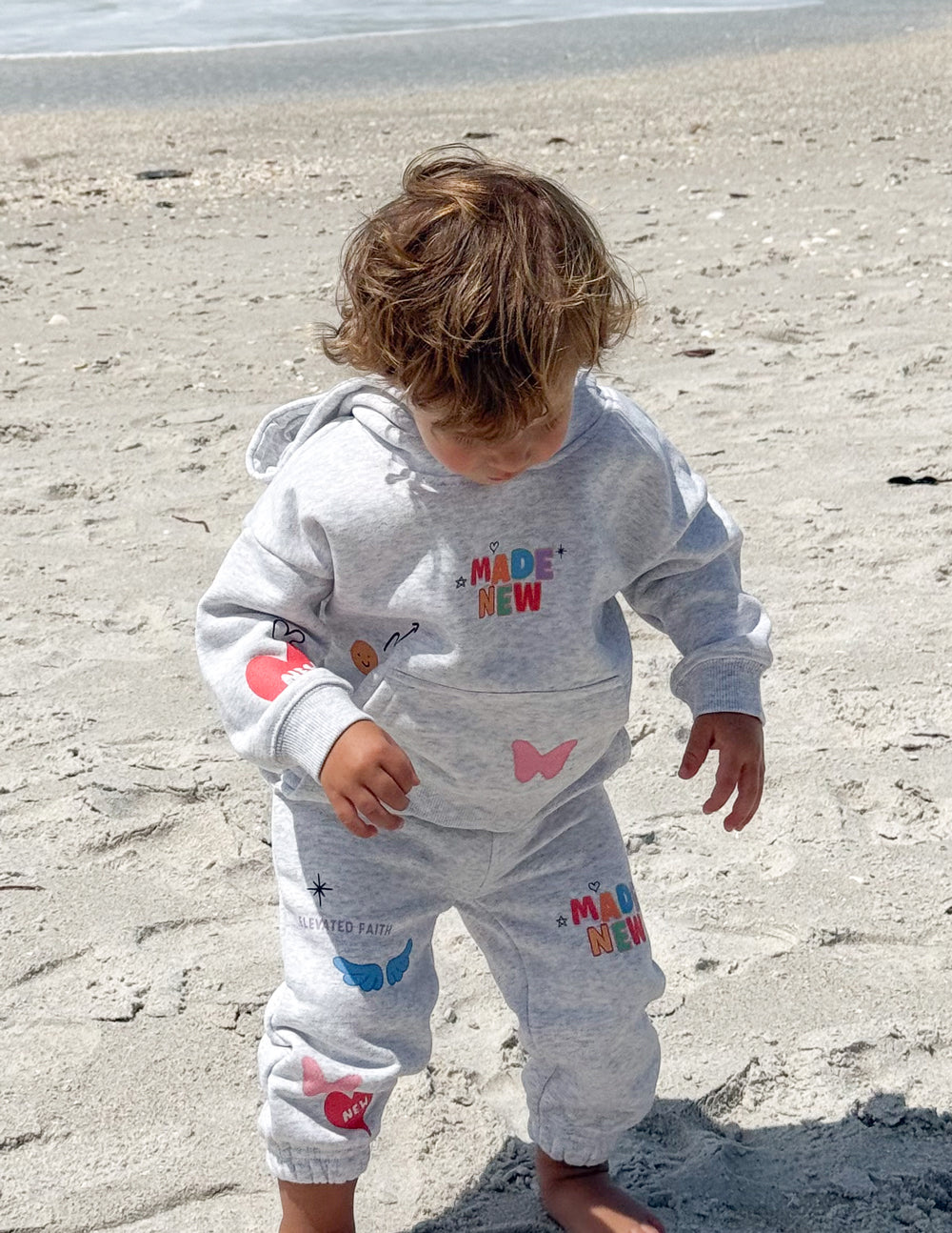 Elevated Faith Made New Kids Hoodie