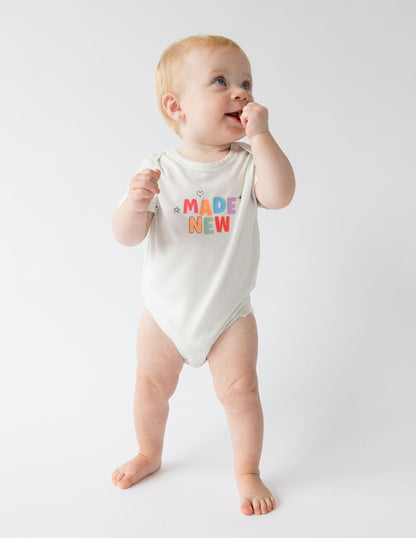 Elevated Faith Made New Onesie