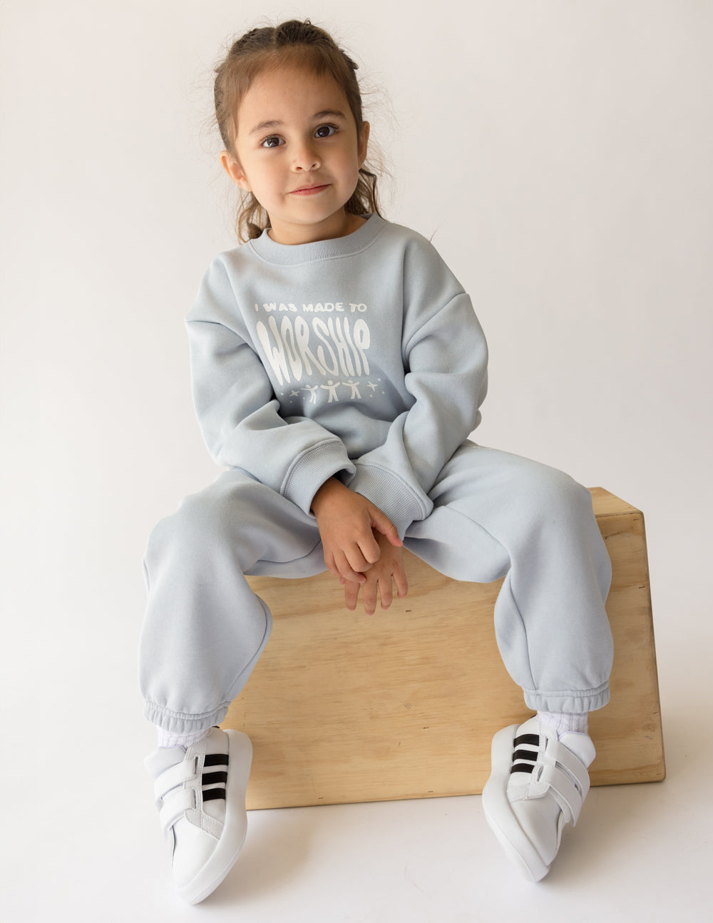 Elevated Faith Made To Worship Kids Crewneck