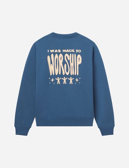 Elevated Faith Made to Worship Unisex Crewneck