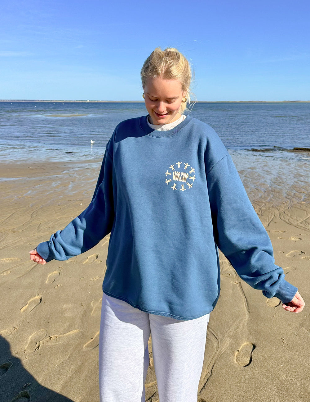 Elevated Faith Made to Worship Unisex Crewneck