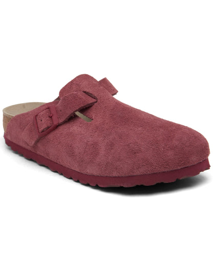 Birkenstock Boston Soft Footbed Suede Leather Clogs